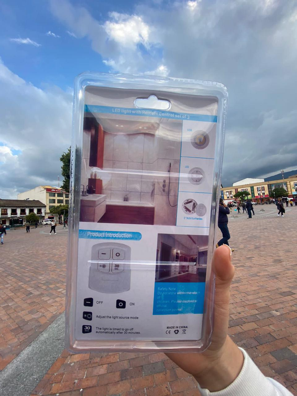 Set de 1 luz led inalámbrica